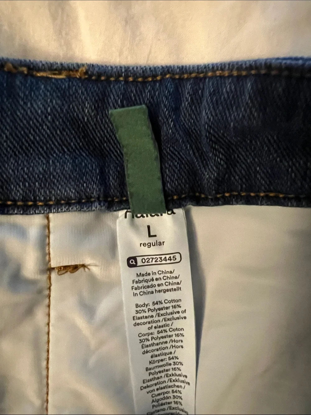 HALARA Dark Blue Wide-Leg High-Rise Jeans